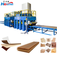 Ligne de production de panneaux en bois stratifié pour panneaux de meubles en bois architectural et stratifié