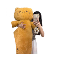 Coussin long en forme de chat pour dormir, oreiller corporel pour câliner, coussin de canapé, jouet en peluche, cadeau pour femmes et adolescentes, coussin pour les jambes