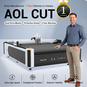 Aol cnc डिजिटल फ्लैटबेड कटर फोम पालतू पैनल रबर गैसकेट काटने मशीन - Product Image 1