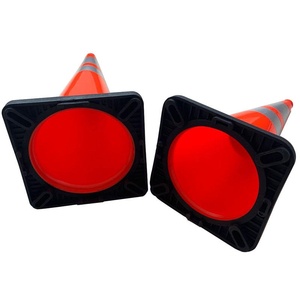 Yol konileri güvenlik trafik konisi 45/62/65/70cm esnek PVC yol güvenliği koni karayolları trafik işaretleri - Product Image 5