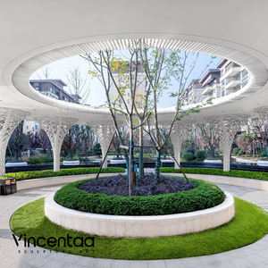 Sculpture d'extérieur Vincentaa pour hôtel, centre commercial, éclairage surdimensionné, sculpture en acier inoxydable - Product Image 5