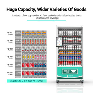 24-Hours Self-Service Automatic <strong>Vending</strong> <strong>Machine</strong> Automatic Small Business Snacks and Drinks Vender <strong>Vending</strong> <strong>Machines</strong> QR Payment - Product Image 4