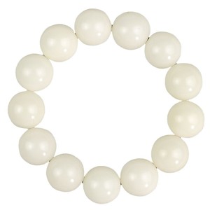 White Bodhi Root <b>Bracelet</b> 17mm Round Beads Unisex Religious Jewelry Collectible Cultural Accessory - Product Image 5