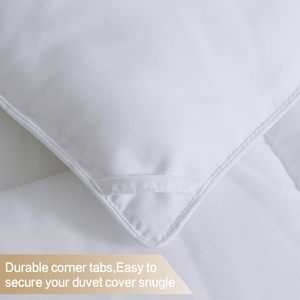 Chất Lượng Cao Cấp Ấm Mềm Mại Chăn 100% Bông Xuống Thay Thế Giường Duvet <span class=keywords><strong>Comforter</strong></span> Cho Khách Sạn - Product Image 6
