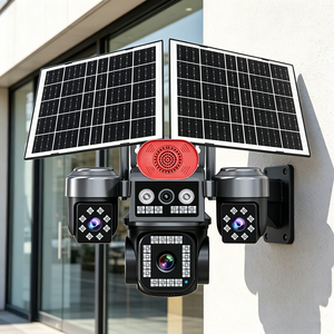 Hi Easy APP Cheap Price 4 Lens Hot Sell in Europe S9PRO Motion Detection Security 4G Double Solar Panels Solar <b>Camera</b> - Product Image 2