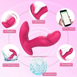Ứng Dụng Rung Rung Rung Mặc Mặc âm Vật G Tại Chỗ Vibrator Cho Phụ Nữ Điều Khiển Từ Xa Hoàn Hảo Phù Hợp Bướm Panty - Product Image 3