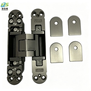 30x160mm Casting Stainless Steel 304 Concealed Hinge 120kg Heavy Duty 3d Door Customized Color Bld-gz160 180 Degree Opening - Product Image 1
