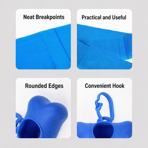 Porte-sacs à crottes de chien en plastique personnalisé de haute qualité avec logo, imperméable, vente en gros de sacs à crottes pour animaux de compagnie - Product Image 4