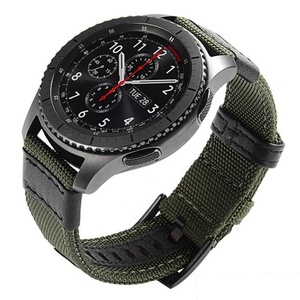 <span class=keywords><strong>Bracelet</strong></span> en Nylon et Cuir Véritable pour <span class=keywords><strong>Samsung</strong></span> <span class=keywords><strong>Galaxy</strong></span>, <span class=keywords><strong>Bracelet</strong></span> de Montre <span class=keywords><strong>Active</strong></span> <span class=keywords><strong>2</strong></span> Amazfit GTR, <span class=keywords><strong>Bracelet</strong></span> GT <span class=keywords><strong>2</strong></span>, 20mm, 22mm, 24mm - Product Image 1