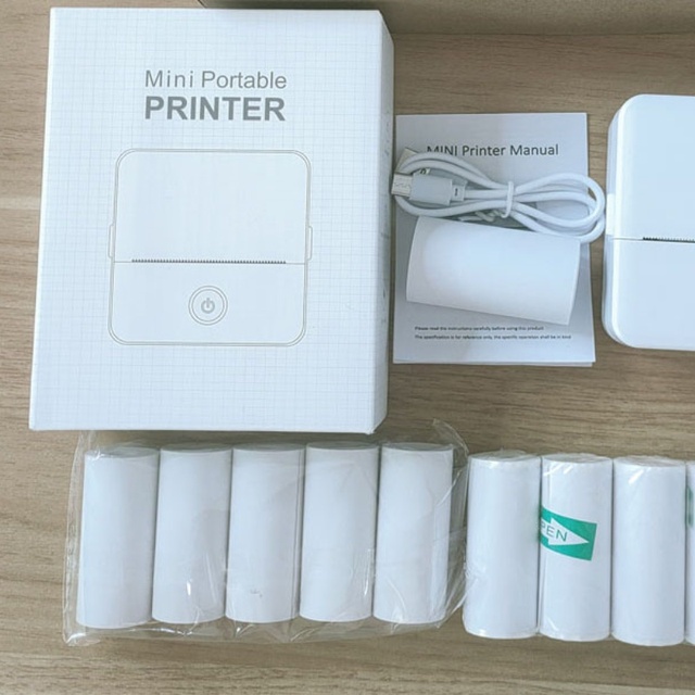 Hot New Portable Diy Photo logo Mini Label Printer Sticker phomemo Symbol Shipping Thermal Label Printers Printing Machine