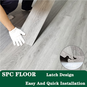 <span class=keywords><strong>Parquet</strong></span> <span class=keywords><strong>stratifié</strong></span> moderne en PVC SPC Eir de 3 mm, résistant à l'eau, uni, pour espaces commerciaux, maison et hôtel, avec système d'assemblage. - Product Image 3