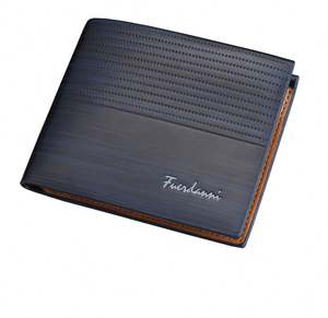 Portefeuille ultra-fin en métal pour homme, anti-RFID, avec sangle élastique et attache pour billets, idéal pour AirTag - Vente flash - Product Image 1