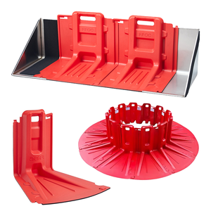 Barrera de inundación en forma de L Abs Barrera de inundación de agua portátil móvil Barrera de prevención de inundaciones - Product Image 4