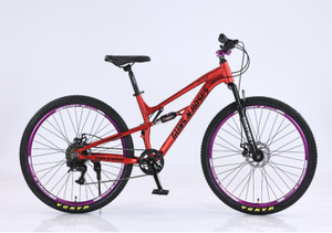 <span class=keywords><strong>GUNS.N</strong></span>.<span class=keywords><strong>ROSES</strong></span> Bicicletta da Montagna Downhill in Lega di Alluminio 27,5 e 26 Pollici con Freni a Disco e Ammortizzatori - Product Image 3