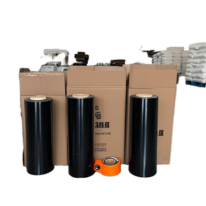 Película Estirable Negra de Alta Resistencia Picknpack, Grado Industrial, Transparente, Duradera, Suave, de Polietileno (PE) de 6 mil, 600 m, Segura - Product Image 1