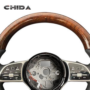 <span class=keywords><strong>Volant</strong></span> <span class=keywords><strong>en</strong></span> <span class=keywords><strong>bois</strong></span> de pêcher personnalisé pour <span class=keywords><strong>Mercedes</strong></span> Benz a E S C G-Class W205 W204 W212 W211 S300 S500 G500 G350 W222 - Product Image 2