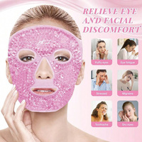 Kit de masques de glace chaud et froid, masque contour des yeux en gel, plaque de massage et rouleau de massage localisé.