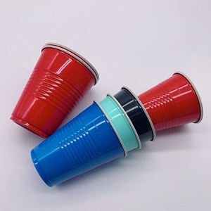 Vasos Desechables de Plástico Rojos para Fiestas de 9oz - Product Image 3