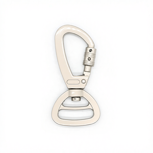 P116 Industrial Grade Zinc Alloy <strong>J</strong> <strong>Hook</strong> and Loop Fastener Dog Leash Buckle for Large Pets - Product Image 2