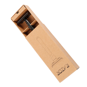 Maquinilla <span class=keywords><strong>de</strong></span> <span class=keywords><strong>afeitar</strong></span> <span class=keywords><strong>de</strong></span> seguridad <span class=keywords><strong>de</strong></span> doble filo con logotipo personalizado y mango <span class=keywords><strong>de</strong></span> textura plateada negra mate profesional para hombres precio <span class=keywords><strong>de</strong></span> fábrica - Product Image 3