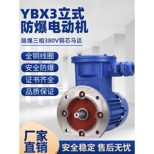 มอเตอร์ป้องกันการระเบิดแบบแนวตั้ง Yb3 380V สายทองแดง อุปกรณ์อุตสาหกรรม - Product Image 2