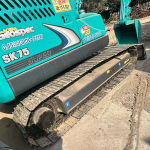 Excavatrice sur chenilles d'occasion KOBELCO SK75mini 7,5 tonnes 90% neuve Excavatrice sur chenilles KOBELCO SK75 Matériel de construction d'occasion fabriqué au Japon - Product Image 6