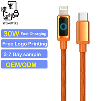 Cable USB-C a USB-C de 60W 3A con Indicador LED, Trenzado de Nailon, Conductor de Cobre Puro y Aleación de Aluminio, USB PD 3.1, 1m-3m, Personalizable para Cámara