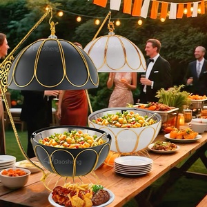 Plato de frotamiento colgante blanco redondo de lujo DaoSheng 8L <span class=keywords><strong>China</strong></span> para equipo de cocina para fiesta de boda de acero inoxidable - Product Image 1