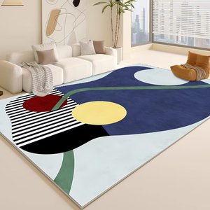 Home Teppich Beige Wasserdichter Teppich Hoch fleck beständiger Teppich Low <span class=keywords><strong>Loop</strong></span> Pile Teppiche Polyester Teppich Nacht teppich - Product Image 6