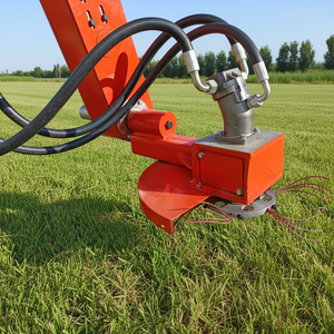 Hot-Selling JINKE Diesel-Powered <b>Hydraulic</b> Motor L500 Grass <b>Cutter</b> with Remote Monitoring | Nylon Rope Trimmer for Excavators - Product Image 1