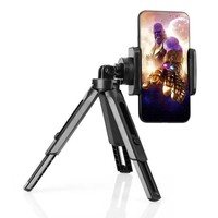 Mini trépied pliable télescopique en plastique pour téléphone de bureau, projecteur, appareil photo, support de diffusion en direct