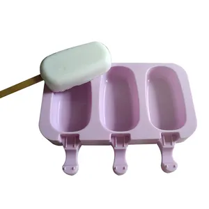 Commercio all'ingrosso di prezzi di fabbrica fatto a mano in silicone ice cream muffa popsicle