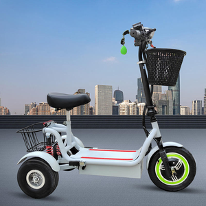 Tricycle électrique 12 pouces, nouveau modèle pour hommes, femmes, adultes et personnes âgées, voiture de transport, <span class=keywords><strong>mini</strong></span> <span class=keywords><strong>scooter</strong></span> électrique pliable à trois roues - Product Image 2