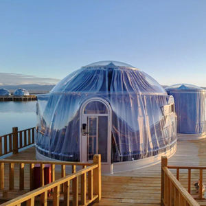 3m 3,5 m 4m 4,5 m 5,3 m unzerbrechliche Polycarbonat-Dachbahn Kuppel Oberlicht Polycarbonat Kuppel haus für Camping geodätische Kuppel - Product Image 6