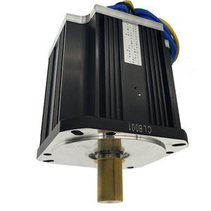 Large <b>Torque</b> High Permanent Magnet Synchronous Motor 48V5KW 1500RPM 31N BLDC with 2500ppr Encoder Driver <b>Set</b> for Boat Use - Product Image 3