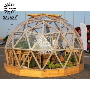 Tienda de Campaña Tipo Domo Geodésico para Hotel, 10 m, en Oferta, Glamping, Negra, 20 Metros Cuadrados, de Acero, para Fiestas, Aislada del Sol - Product Image 6