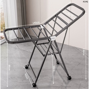 Pratik İç/Dış Mekan Alüminyum Alaşımlı Giysi ve Yorgan Askılığı <span class=keywords><strong>Metal</strong></span> Ayaklı Ayakkabı Kurutma Askısı Oturma Odası İçin - Product Image 6