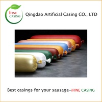 Saucisse utilisant des boyaux en plastique