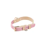 Accessoires pour animaux de compagnie Collier et laisse pour petits chiens moyens Chats Collier réglable Colliers pour chiens en cuir Ensemble de laisse