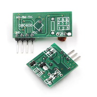 Module émetteur-récepteur sans fil 433 MHz/315 MHz - Paire récepteur et émetteur RF super-réfratogénique 5 V pour systèmes de télécommande