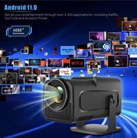 작은 휴대용 네이티브 1080p LED LCD 풀 HD 5G 와이파이 BT 4K 플립 안드로이드 비디오 홈 시어터 영화 프로젝터