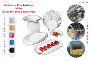 Poudre de résine aminé-mélamine de couleur blanche, matière première pour la fabrication d'articles de table de haute qualité, peut être utilisée pour faire des bols, des tasses, des plateaux, des assiettes - Product Image 2