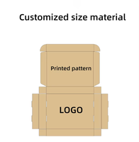 Caja de Cartón Corrugado con Impresión de Logotipo a Color y Tamaño Personalizado, Caja de Envío de Papel Kraft para Ropa, Cosméticos y Pelucas
