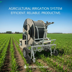 Système d'irrigation agricole 2026 avec dévidoir de tuyau et canon d'arrosage, enroulement automatique du tuyau et déplacement autonome pour une économie de main-d'œuvre - Product Image 1