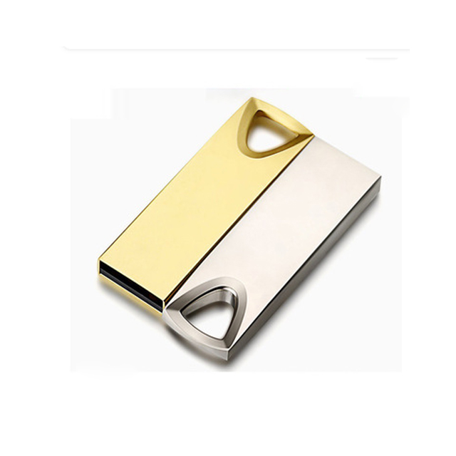 Custom Logo Mini Metal USB Flash Drive 64GB/8GB/16GB USB 2.0 Interface Keyring 5-Year Warranty High-Speed Business/School Use