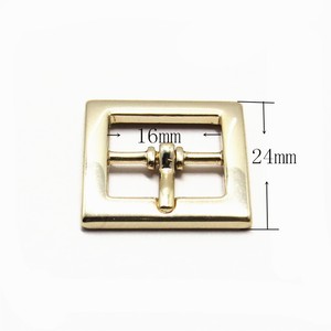 Custom 17mm shoe hardware <b>small</b> leather belt metal buckle for watch straps - Product Image 2