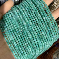Vente en gros pierre naturelle semi-précieuse 4mm perles à facettes collier perles de cristal pour la fabrication de bijoux