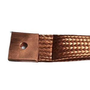 Hohe Leitfähig keit Lila Kupfer geflochtene flexible Sammel schiene Bare C11000 Kupfer geflechts tange - Product Image 4