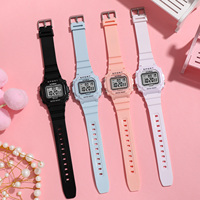 SYNOKE 9804 Montre numérique pour enfants Nouvelle montre-bracelet pour étudiants en silicone lumineuse et concise 2021