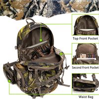 Échantillon Gratuit : Sac à Dos Tactique de Chasse de Luxe avec Panneau Solaire, en Cuir Véritable, Étanche, à Cadre Interne Détachable et Fermeture Éclair